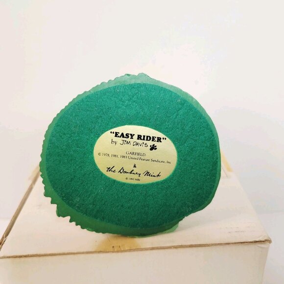 Vtg Danbury Mint Garfield And Odie “Easy Rider" Resin Figure 1993 Jim Davis - Picture 5 of 6